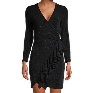 IRO Shimmer Ruffle Bodycon Dress